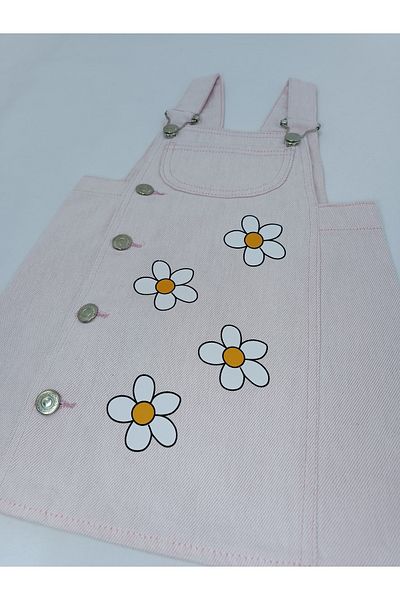 JABBER gilet pentru copii de sex feminin cu margarete roz deschis