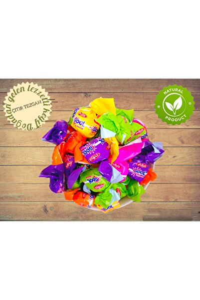 Evliya Şekerleme Meyveli Bayram Şekeri Ikram 500 gr Elmalı Limonlu Üzümlü Çil...