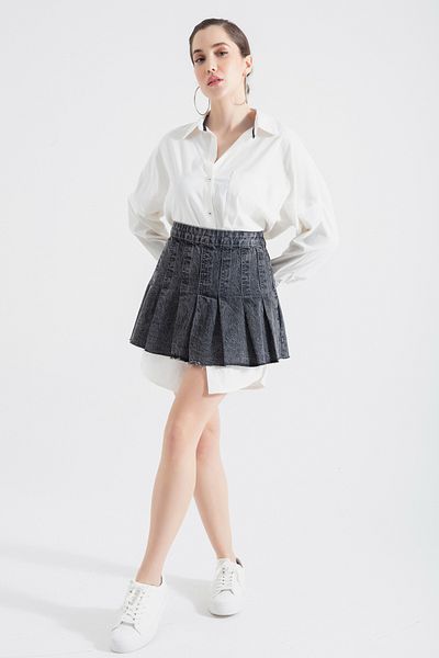 Lafaba Women's White Oversize Tunic Shirt