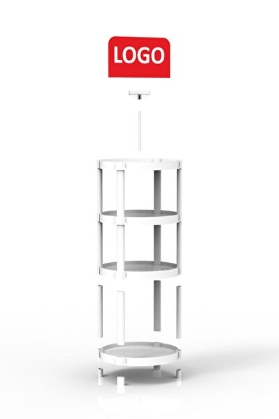 relaxstand Plastik Kolay Kurulum Ürün Teşhir Standı Oval Plastik Stand