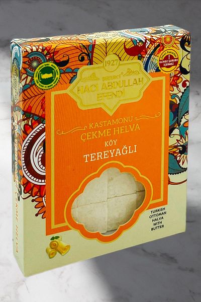 şekerci hacı abdullah efendi 100g Halva Village Pulling Butter Castan