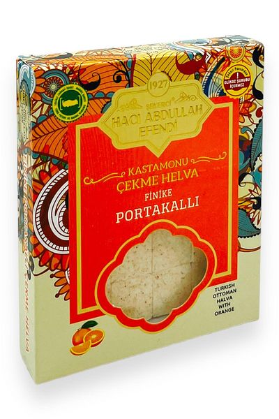 şekerci hacı abdullah efendi Finike Halva Kastamonu Pull Orange - 100g