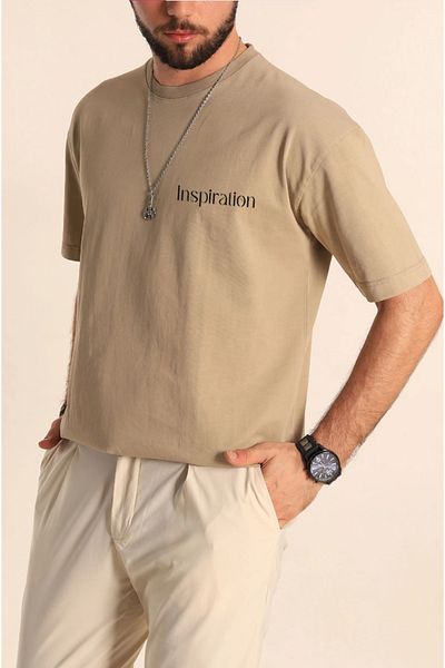 OFFSIDESIGN Unisex Oversize T-Shirt Inspiration Design Μπλουζάκι με στάμπα στην πλάτη Κοντομάνικο καλοκαιρινό μπλουζάκι