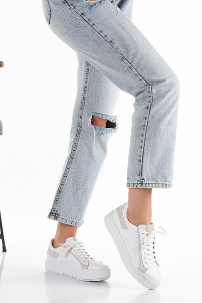 PASSAGE SHOES Γυναικεία αθλητικά παπούτσια από γνήσιο δέρμα 2074