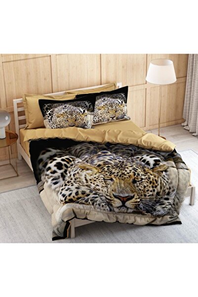 ALACA HOME COLLECTİON Leopar 9 Parça Uyku Seti
