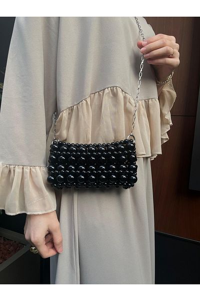 BEYBACO Τσάντα Black Pearl - Τσάντα Black Pearl - Τσάντα Black Pearl Beaded - Τσάντα Black Pearl Beaded