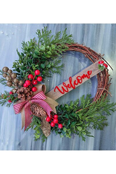 lolipophobi Yılbaşı Kapı Süsü, Kapı Çelenk, Kapı Aksesuar, Dekor, Çelenk, Kap...