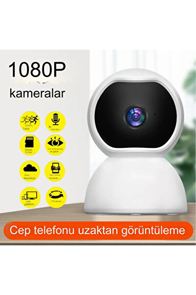 BLUE İNTER CMR-26 Hd Akıllı Ip Kamera 360° Derece Dönebilen Mobil Uzaktan Izl...