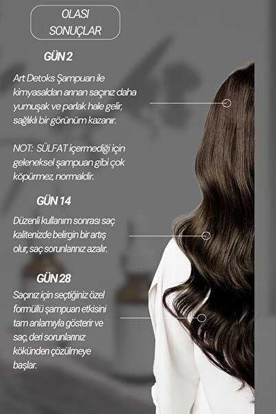 Art Detoks Isırgan Özlü Şampuan Pro Vitamin B5 + Keratin %100 Saf Doğal Şampuan