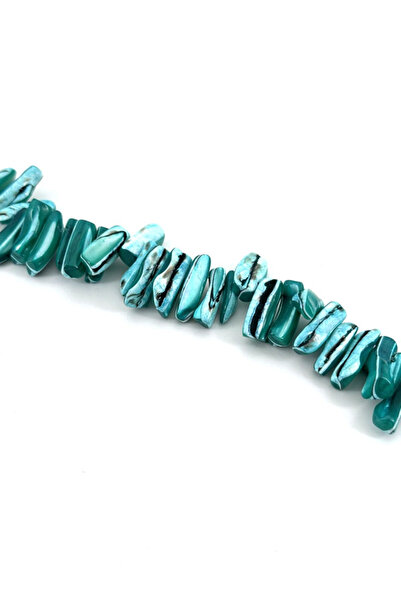 Selvi Konsept Diş-Çubuk Turkuaz Doğal Sedef Dizi 18-20 mm 1 Dizi