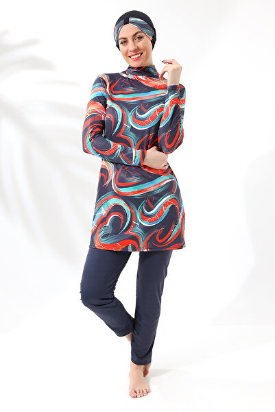 aykum HOSSZÚ UJJÚ TELJESEN ZÁRT LYcra NADRÁG MINTÁS TESETURE ÚRDŐRUHA