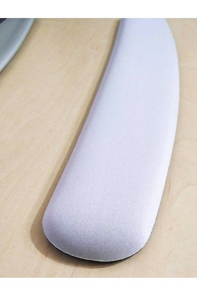Boldy Keyboard Pad with Wrist Rest Non-Slip Keyboard Pad Keyboard Pad White Keyboard Pad Keyboard Support (1 Pc)