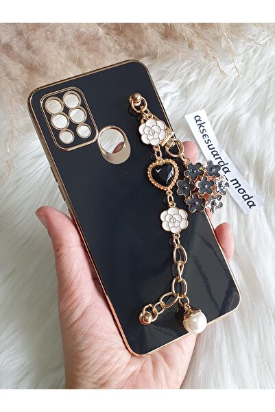 Aksesuarda Moda جراب لامع مقطوع بالليزر ومزود بتفاصيل ذهبية متوافقة مع TECNO ...