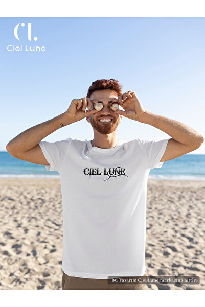 NEVERMIND Ανδρικό μπλουζάκι Blocking Graphic Ciel Lune - Υπερμεγέθη T-Shirt