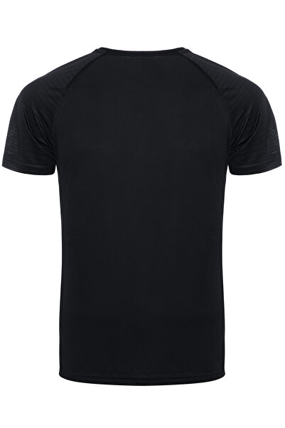 UMBRO Men's Black Sport T-shirt - Training T-shirt Sweat Resistant - Short Sleeve T-Shirt TF0088 Training Black