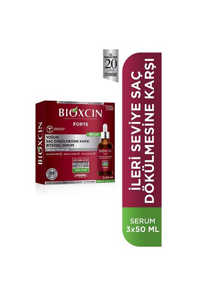 Bioxcin Forte Intensive Anti-Hair Loss Herbal Serum 3X50 ml