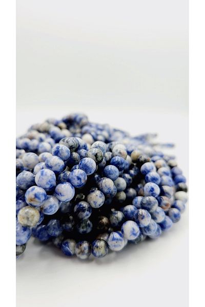 Yüksel Boncuk Σειρά από φυσική πέτρα Sodalite 6 mm