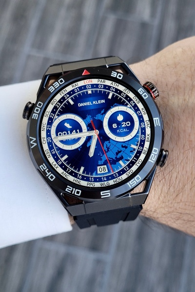 Daniel Klein Black Color Changeable Double Two Spare Bands Wrist Watch