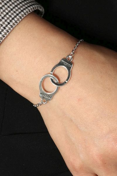 Kusakli Clamp Freedom Metal Unisex Bracelet
