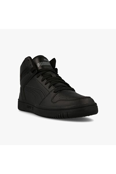 Puma 369573-11 Rebound LayUp SL Erkek Siyah Boğazlı Sneaker Spor Ayakkabı