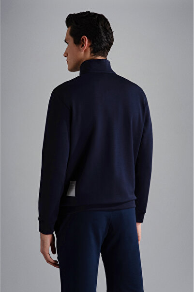 PAUL&SHARK MEN'S ZIPPED SWEATSHIRT C.WCOTTON