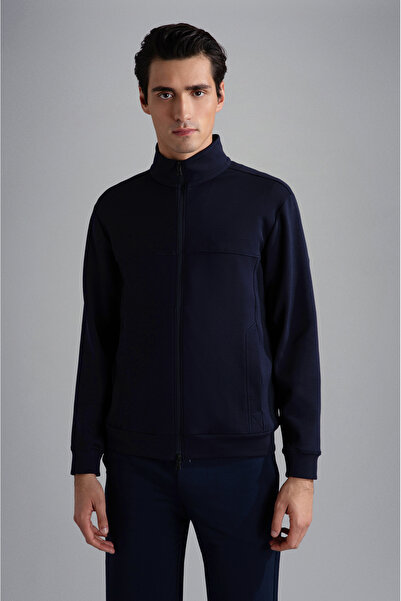 PAUL&SHARK MEN'S ZIPPED SWEATSHIRT C.WCOTTON