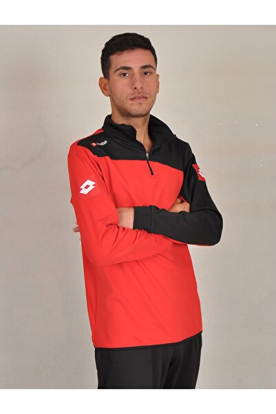 Lotto Solista Iı Hz Pl Kırmızı-siyah Jonior Eşofman Takımı R2235