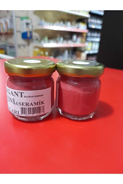 ArtElegant Sır Altı Seramik Çini Boyası 40gr 8847-bayrak Kırmızı
