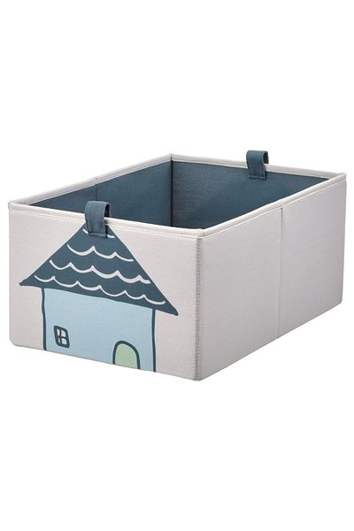 IKEA Foldable Patterned Box Beige, 26x37x17 cm