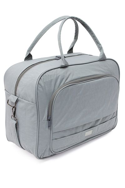 NEMO GROUP Unisex Silver Sports Bag - Waterproof, Wide Travel Strap, 45LT Clinker Fabric