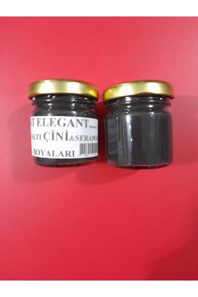 ArtElegant Sır Altı Seramik Çini Boyası 40gr Tahrir Siyah - 3415 -