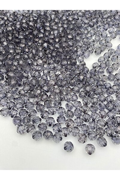 Hedef Bijuteri 100 جرام 10 ملم مدخن / رمادي / أنثراسايت نموذج قرص العسل خرز أ...