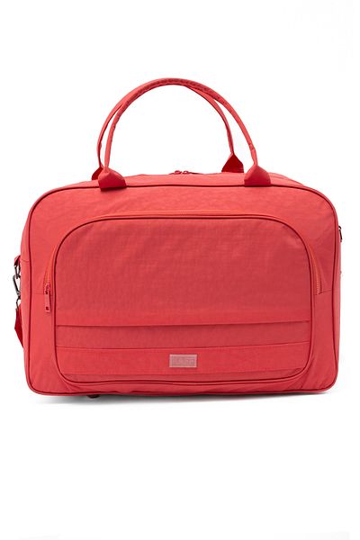 FCSTORE Τσάντα Duffel Salmon - Αδιάβροχο ύφασμα κλίνκερ, φαρδύ λουράκι ταξιδιού, Unisex 45LT