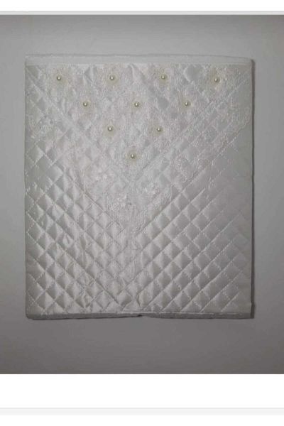 AYHOME Παπλωματοθήκη Pearl Satin Cream Τσάντα Προίκας Πακέτο Καπιτονέ τσάντα 100 x 50 x 50 cm