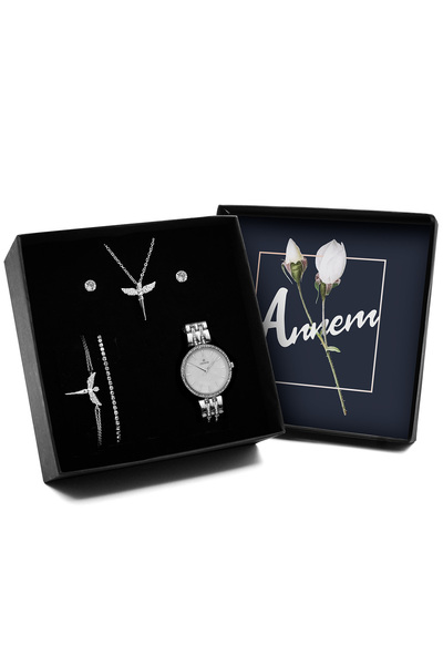 Apollon Gift Shop Anneler Gününe Özel Tasarım Kutu & Gümüş Kaplama Melek Koly...