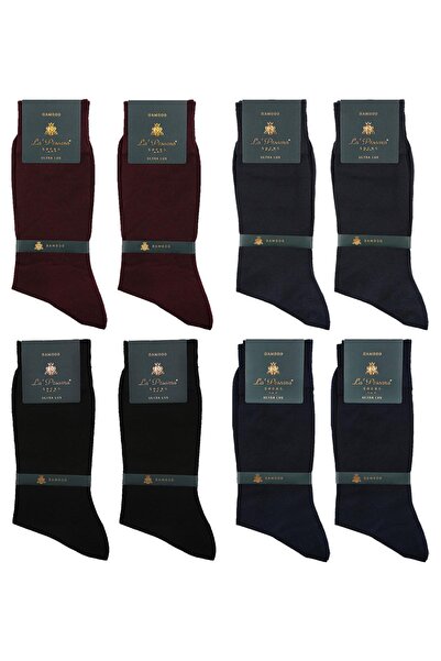 La Pescara La'pescara Ultra Luxury Μικτό Σετ 8 Ανδρικών Κάλτσες Bamboo Classi...