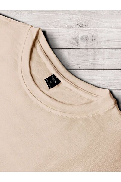 Revasser Unisex Γυναικεία/Ανδρικά ENERGY Πολύχρωμο, προσαρμοσμένο εμπριμέ, βαμβακερό χτενισμένο μπλουζάκι με λαιμόκοψη