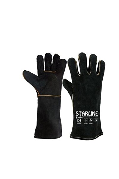 Starline STARLİNE SİYAH KAYNAK ELDİVENİ E-074 NO:10