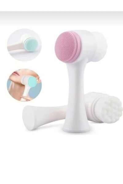 Nano Absolute Double Sided Skin and Facial Cleansing Brush Makeup Removal Bru...