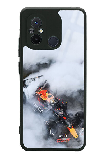 Spoyi Xiaomi Redmi 12C Formula 1 Tasarımlı Glossy Telefon Kılıfı