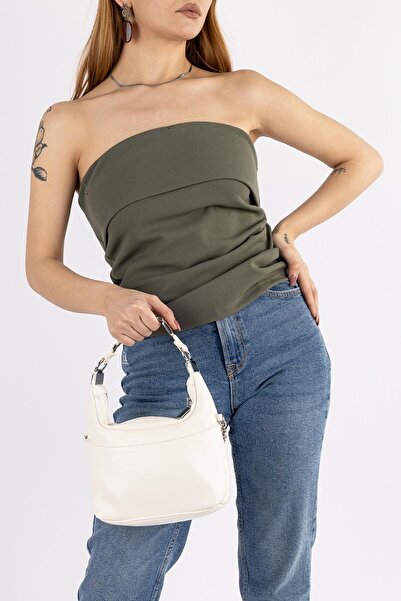 Getcho Tordena, albă, pentru femei, cu lanț, mâner de umăr, geantă de mână pentru femei, cu fermoar, model zilnic de volum mare