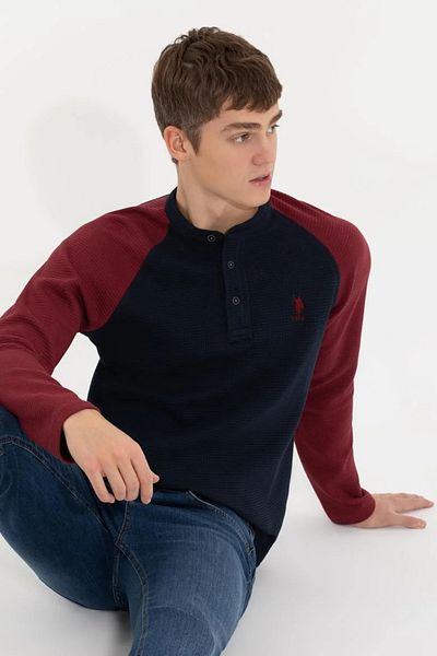 U.S. Polo Assn. Тъмносин мъжки суичър