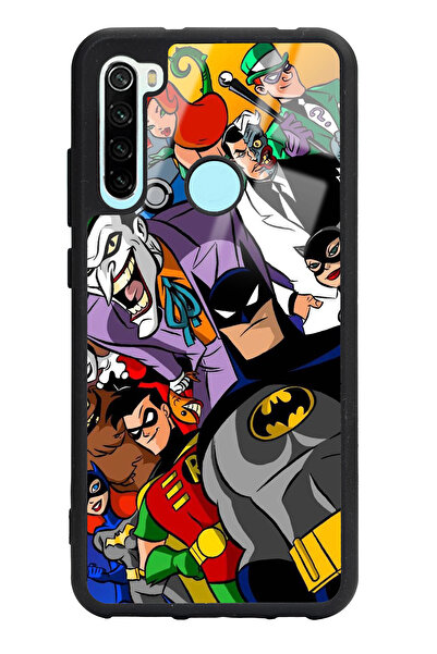 Spoyi Xiaomi Redmi Note 8 DC Comics Tasarımlı Glossy Telefon Kılıfı