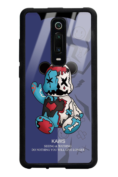 Spoyi حافظة هاتف لامعة بتصميم الدب Kaws لهاتف Xiaomi Mi 9T