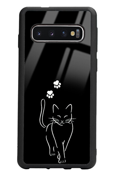 Spoyi Samsung S10 Paticik Tasarımlı Glossy Telefon Kılıfı