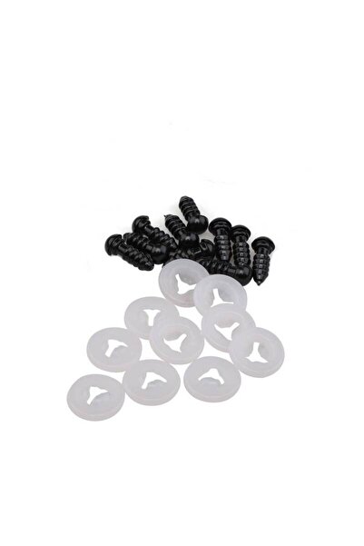 Simisso Amigurumi Vidalı Göz Siyah 6 mm5 Çift