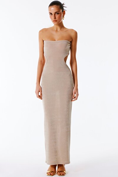 Love On Friday KELLER Üç Taraflı Giyilebilen Triko Elbise (Gri)