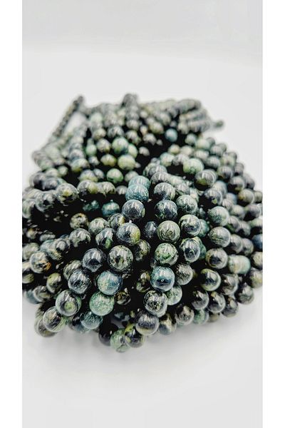 Yüksel Boncuk 8 mm Blood Bollard Jasper Stone Natural Stone String