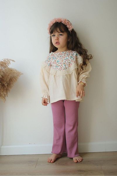 MİNİKO KİDS GIRL'S MUSLIN TROPHY TIGHTS DUAL SET