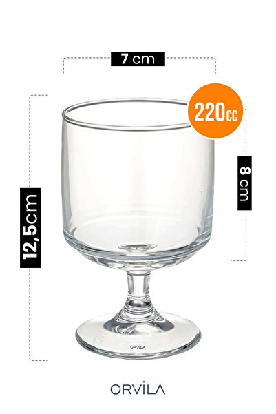 Orvila Plastic Magnolia Dessert Presentation Cup| 12-Piece Mica Magnolia Ice Cream Pudding Bowl (NOT GLASS)